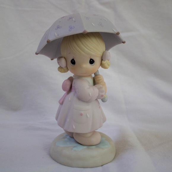 Precious Moments 'April' Porcelain Figurine (NEW) - Picture 2 of 8